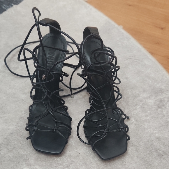 SCHUTZ Shoes - Schutz Elegant Black Lace-Up Women's Shoes